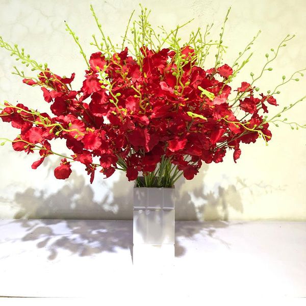 1pc artificial silk dancing orchids bouquet wedding party home decoration fake flowers decorative & wreaths
1pc artificial silk dancing orchids bouquet wedding party home decoration fake flowers decorative & wreaths