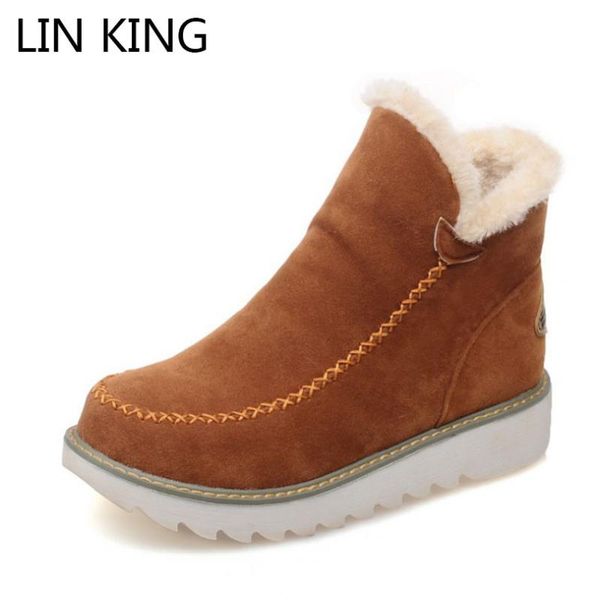 boots lin king plus size anti skid women snow solid warm fur short wedges winter shoes ladies height increase ankle, Black
boots lin king plus size anti skid women snow solid warm fur short wedges winter shoes ladies height increase ankle, Black