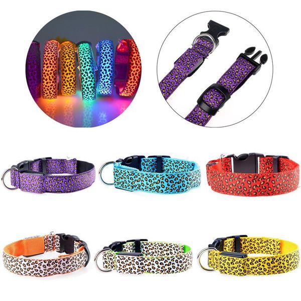 size nylon pet dog led collar night safety flashing luminous glow for small medium big dogs anti-lost id supplies collars & leashes
size nylon pet dog led collar night safety flashing luminous glow for small medium big dogs anti-lost id supplies collars & leashes