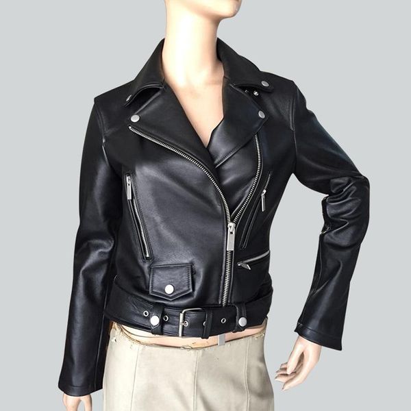 women's leather & faux black pu jacket zipper female coat 2021 women motorcycle biker lady motor autumn spring outerwear short
women's leather & faux black pu jacket zipper female coat 2021 women motorcycle biker lady motor autumn spring outerwear short