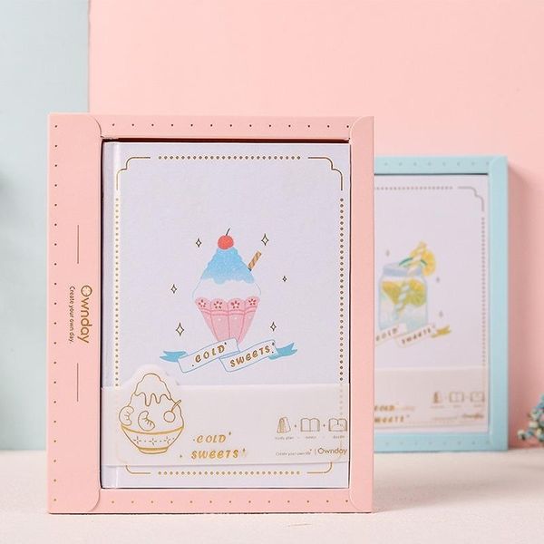 colorful summer sweet ice cream theme hardcover notebook 130mm*180mm blank+lined+pages 98 sheets notepads, Purple;pink
colorful summer sweet ice cream theme hardcover notebook 130mm*180mm blank+lined+pages 98 sheets notepads, Purple;pink