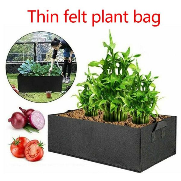 planters & pots black rectangular vegetable grow bags garden nursery planting flower anti-corrosion felt non-woven bag
planters & pots black rectangular vegetable grow bags garden nursery planting flower anti-corrosion felt non-woven bag