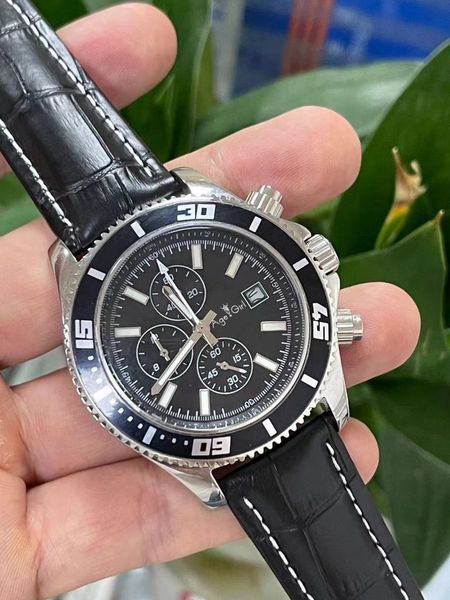wristwatches men quartz chronograph ceramic bezel satch watch black blue stainless steel leather sapphire 44mm, Slivery;brown
wristwatches men quartz chronograph ceramic bezel satch watch black blue stainless steel leather sapphire 44mm, Slivery;brown