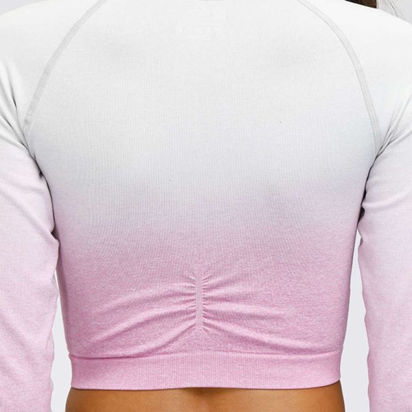 tracksuits seamls women's spring hanging dyeing fitns long sve high waist sports pants yoga suit, Gray
tracksuits seamls women's spring hanging dyeing fitns long sve high waist sports pants yoga suit, Gray