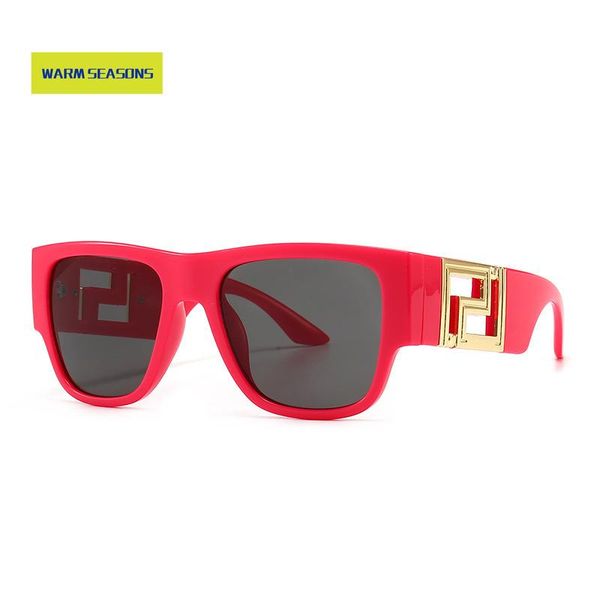 sunglasses 2pcemodern european and american street s ins internet celebrity model square female, White;black