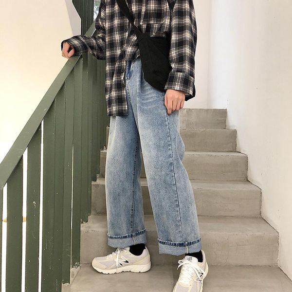 spring jeans men stretch waist fashion casual straight denim pants man streetwear hip hop loose trousers male clothes men's, Blue
spring jeans men stretch waist fashion casual straight denim pants man streetwear hip hop loose trousers male clothes men's, Blue
