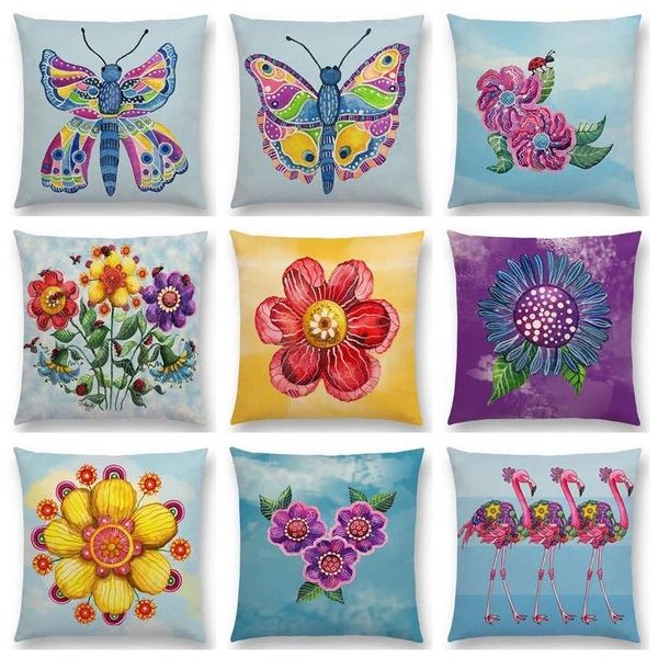 cushion/decorative pillow watercolor butterfly flowers sofa throw case colourful dream fantasy inflorescence flamingo cushion cover home dec
cushion/decorative pillow watercolor butterfly flowers sofa throw case colourful dream fantasy inflorescence flamingo cushion cover home dec