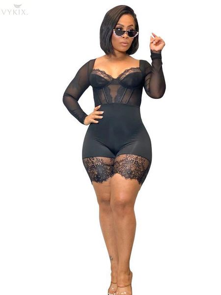women's jumpsuits & rompers winter skinny women playsuit deep v-neck zipper full sleeve romper solid lace night one piece bandage club, Black;white
women's jumpsuits & rompers winter skinny women playsuit deep v-neck zipper full sleeve romper solid lace night one piece bandage club, Black;white