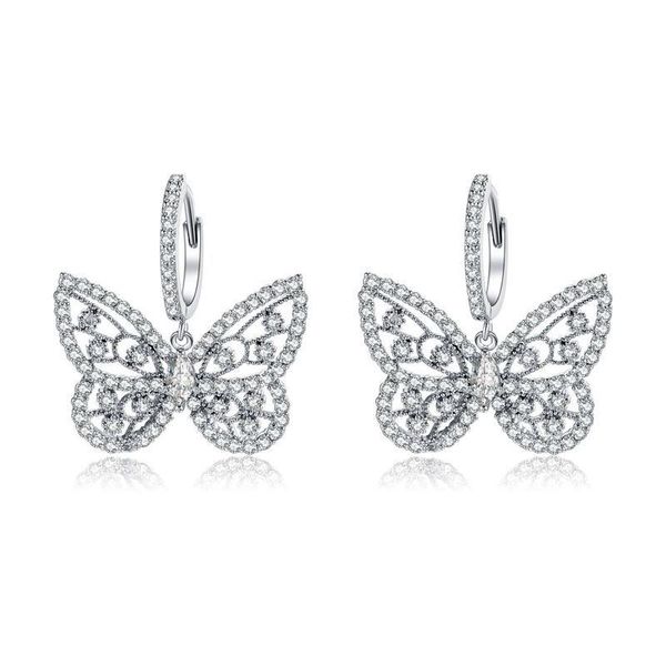 dangle & chandelier 2021 gold color butterfly earrings hoop for women female fashion jewelry gifts accessories, Silver
dangle & chandelier 2021 gold color butterfly earrings hoop for women female fashion jewelry gifts accessories, Silver