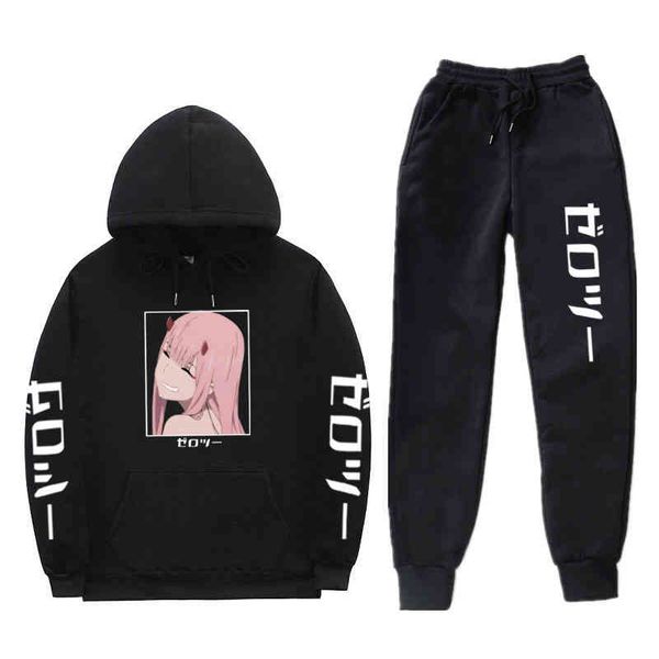zero two darling in the franxx men's women's hoodi, 2-piece set, winter sportswear, hoodi and lace up, Black
zero two darling in the franxx men's women's hoodi, 2-piece set, winter sportswear, hoodi and lace up, Black