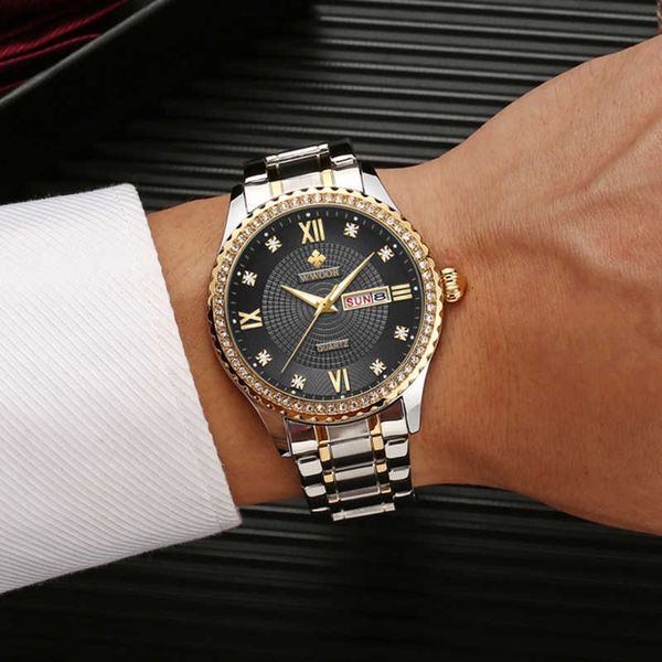 diamond watch for men wwoor mens watches luxury stainless steel quartz watch man gold waterproof clocks gift relojes hombre 210527, Slivery;brown
diamond watch for men wwoor mens watches luxury stainless steel quartz watch man gold waterproof clocks gift relojes hombre 210527, Slivery;brown