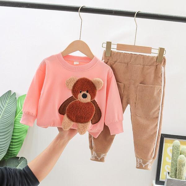 autumn children girls clothing set cartoon bear pullover sweater + pants 2 pcs suit fashion toddler kids clothes sport outfits, White
autumn children girls clothing set cartoon bear pullover sweater + pants 2 pcs suit fashion toddler kids clothes sport outfits, White