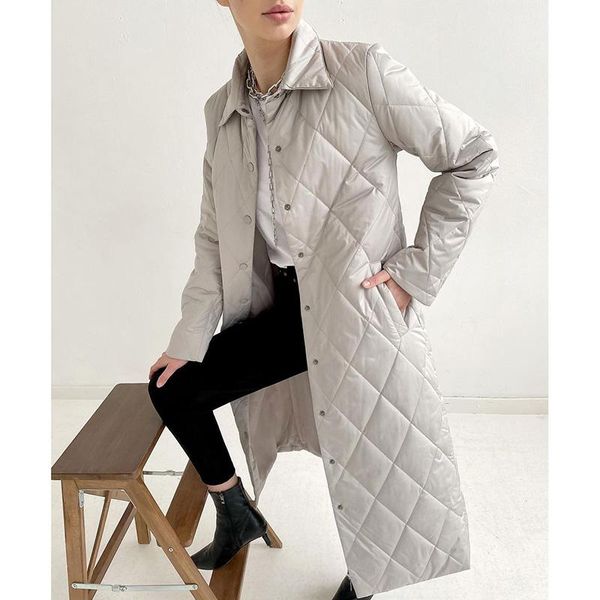 turn down collar parkas women fashion tie belt light argyle coats elegant simple long cotton jackets female ladies women's &, Black
turn down collar parkas women fashion tie belt light argyle coats elegant simple long cotton jackets female ladies women's &, Black