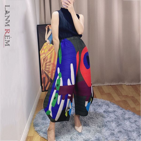 high elastic waist printing pleated big size trousers loose fit pants women fashion tide spring autumn 2e1769 210507, Black;white
high elastic waist printing pleated big size trousers loose fit pants women fashion tide spring autumn 2e1769 210507, Black;white