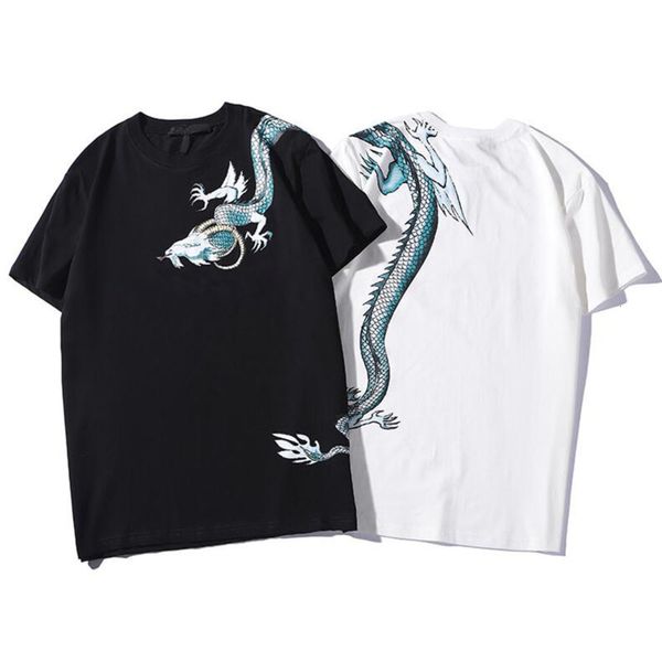 summer fashion men's t-shirts dragon letter print short sleeve crew neck t shirts street style men tee, White;black
summer fashion men's t-shirts dragon letter print short sleeve crew neck t shirts street style men tee, White;black
