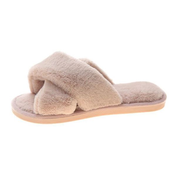 pair women shoes cross band soft plush fleece slippers house indoor or outdoor cotton open toe fashion 2021, Black
pair women shoes cross band soft plush fleece slippers house indoor or outdoor cotton open toe fashion 2021, Black