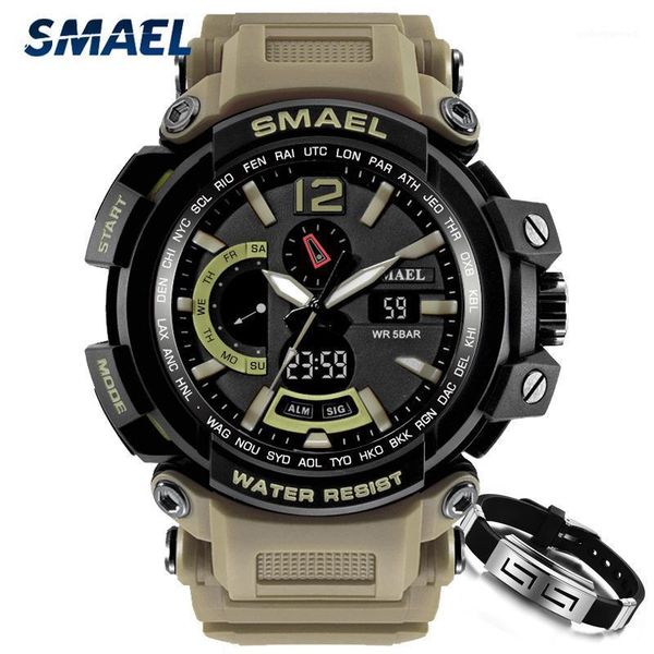 mens sports watches waterproof led digital quartz watch men military chronograph double time wristwatches male clock, Slivery;brown
mens sports watches waterproof led digital quartz watch men military chronograph double time wristwatches male clock, Slivery;brown