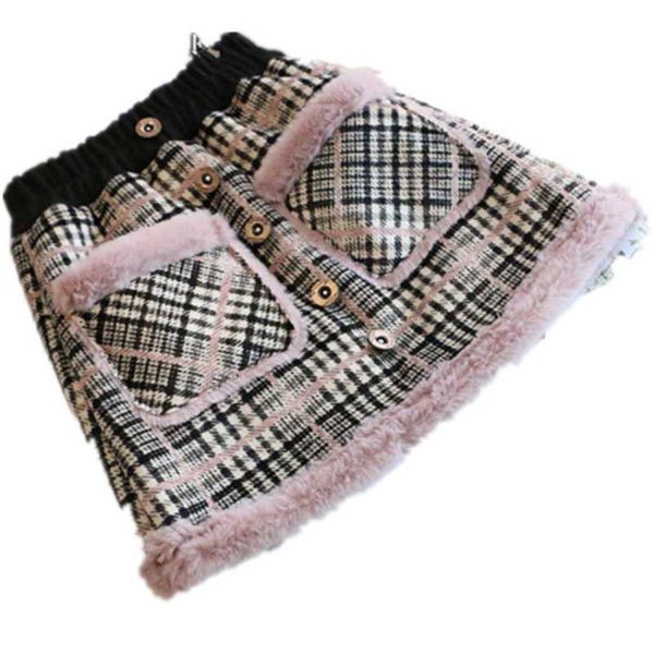 baby girls plus velvet plaid skirt 2021 autumn winter kids pockets package hip warm mini skirts
baby girls plus velvet plaid skirt 2021 autumn winter kids pockets package hip warm mini skirts