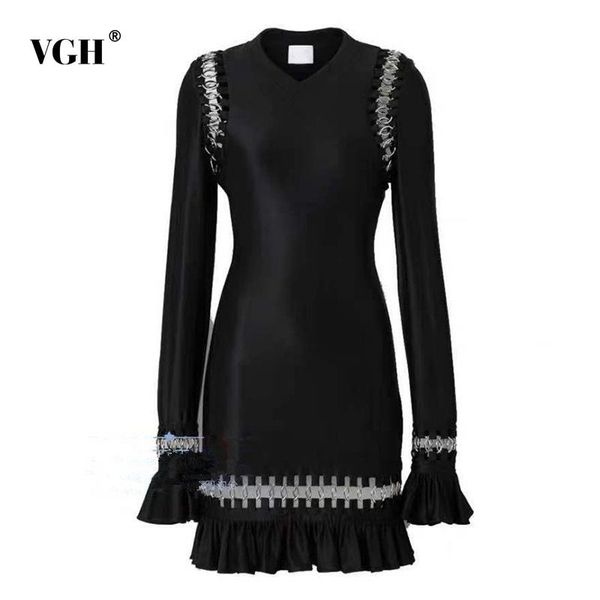 streetwear black dress for women v neck long sleeve high waist hollow out dresses female fashion clothing 2021 autumn casual, Black;gray
streetwear black dress for women v neck long sleeve high waist hollow out dresses female fashion clothing 2021 autumn casual, Black;gray