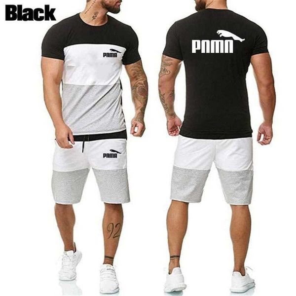 new summer men's short sleeve sports suit outdoor leisure printing color contrast suit, Gray
new summer men's short sleeve sports suit outdoor leisure printing color contrast suit, Gray