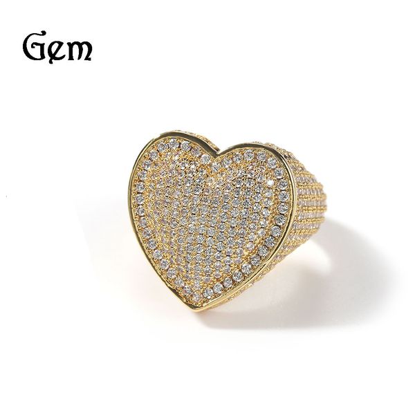 ring street trendsetter personality hip hop copper inlaid 3a zircon big love net red fashion brand accessories, Silver
ring street trendsetter personality hip hop copper inlaid 3a zircon big love net red fashion brand accessories, Silver