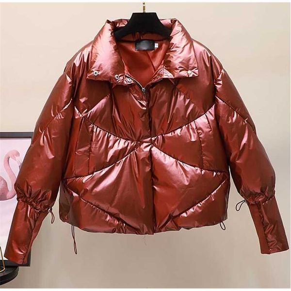 winte jacket women thick parkas casual loose down cotton jacket warm padded parka women fashion glossy plus size overcoat 211216, Black
winte jacket women thick parkas casual loose down cotton jacket warm padded parka women fashion glossy plus size overcoat 211216, Black