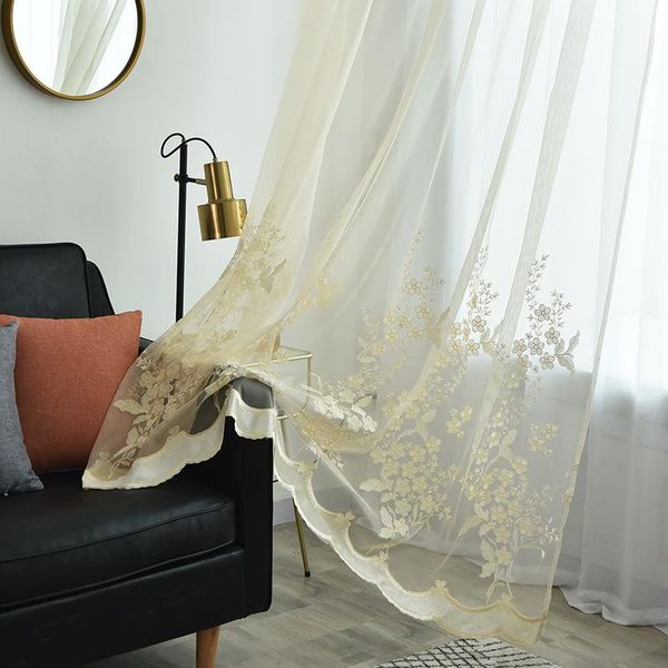 pastoral simple flower embroidered tulle bedroom and living room curtains curtain & drapes
pastoral simple flower embroidered tulle bedroom and living room curtains curtain & drapes