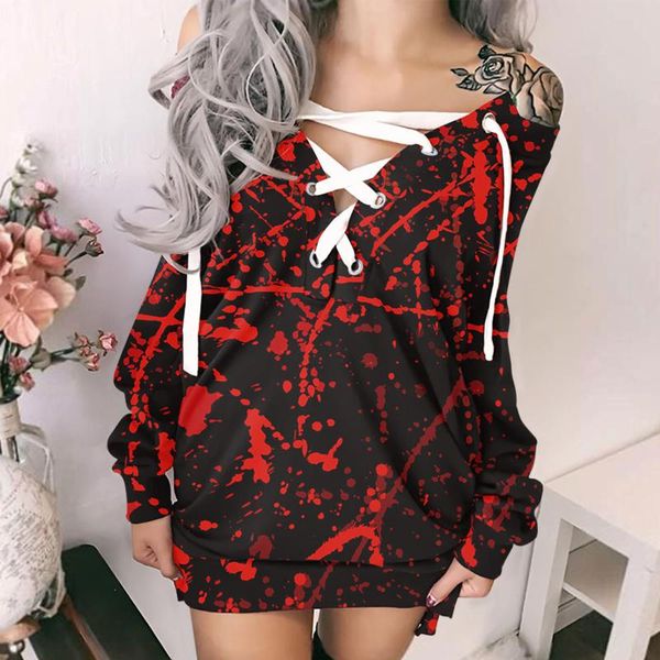 casual dresses sweater dress women strapless halloween autumn bandage minidress print long sleeve winter fashion strappy streetwear, Black;gray
casual dresses sweater dress women strapless halloween autumn bandage minidress print long sleeve winter fashion strappy streetwear, Black;gray