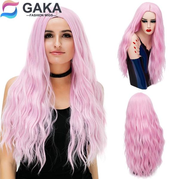 synthetic wigs gaka long pink wavy cosplay natural women' s blonde orange white green heat resistant hair, Black
synthetic wigs gaka long pink wavy cosplay natural women' s blonde orange white green heat resistant hair, Black