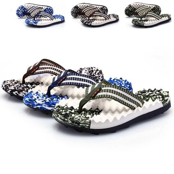 slippers summer massage camouflage flip-flops men's beach shoes male eva sandals, Black
slippers summer massage camouflage flip-flops men's beach shoes male eva sandals, Black