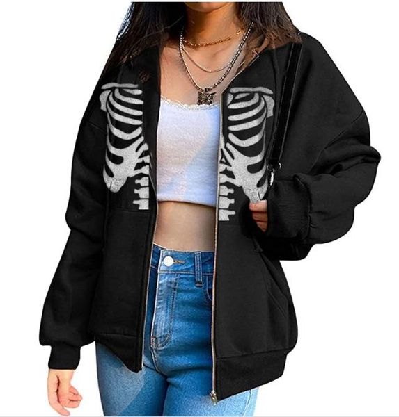 women's hoodies & sweatshirts oversize women beading rhinestone skeleton zipper pullover hooded sweatshirt streetwear lad, Black
women's hoodies & sweatshirts oversize women beading rhinestone skeleton zipper pullover hooded sweatshirt streetwear lad, Black