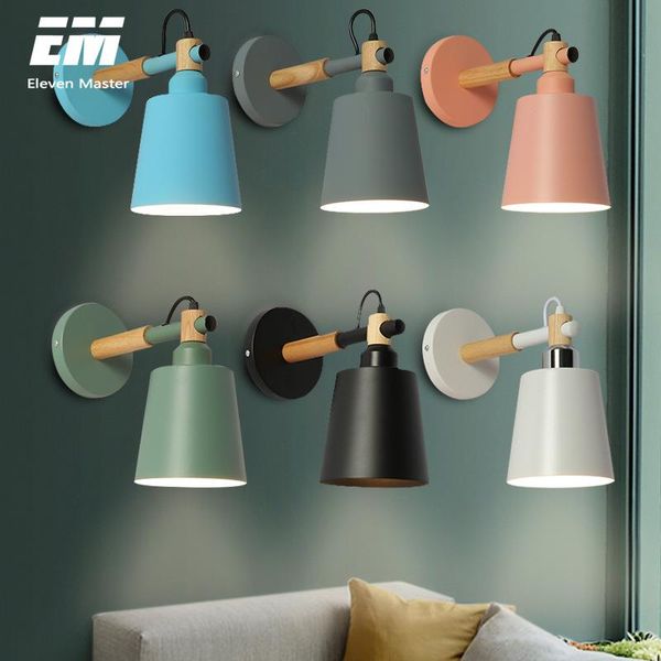 wall lamp wooden lights bedside sconce modern light for bedroom nordic macaroon 6 color black e27 85-285v zbd0029
wall lamp wooden lights bedside sconce modern light for bedroom nordic macaroon 6 color black e27 85-285v zbd0029