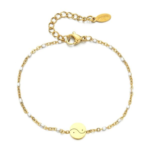 charm bracelets zmzy fashoin stainless steel chain white enamel yinyang bracelet beads jewelry women accessories femme girls gift, Golden;silver
charm bracelets zmzy fashoin stainless steel chain white enamel yinyang bracelet beads jewelry women accessories femme girls gift, Golden;silver