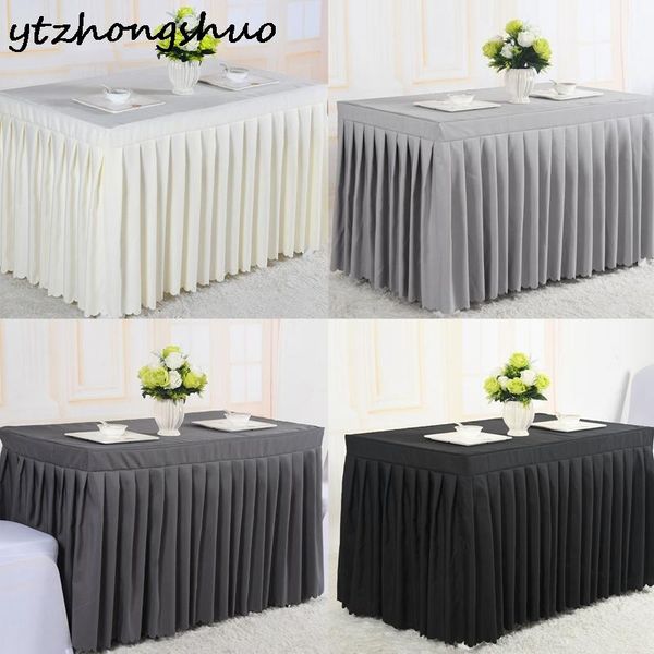 colours wedding table cover ruffled cloth skirt linen box pleated for el banquet party decoration
colours wedding table cover ruffled cloth skirt linen box pleated for el banquet party decoration