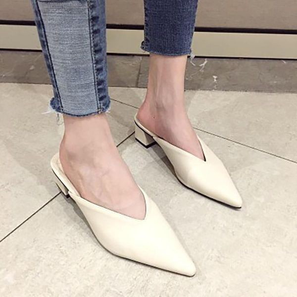 ladies mules 2021 women pointed toe elegant low heels woman fashion slippers women's outside casual slide female beach shoes, Black
ladies mules 2021 women pointed toe elegant low heels woman fashion slippers women's outside casual slide female beach shoes, Black