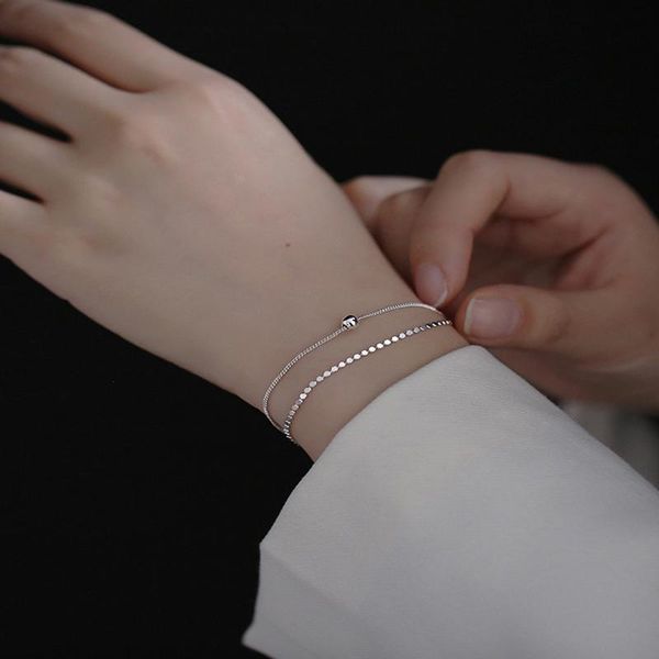 link, chain bracelet style simple crystal silvery plating metal for girl gift, Black
link, chain bracelet style simple crystal silvery plating metal for girl gift, Black