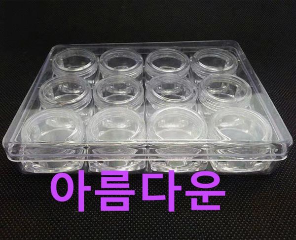12pcs empty plastic makeup round storage box nail art bead container portable cosmetic cream jar pot bottle kits
12pcs empty plastic makeup round storage box nail art bead container portable cosmetic cream jar pot bottle kits