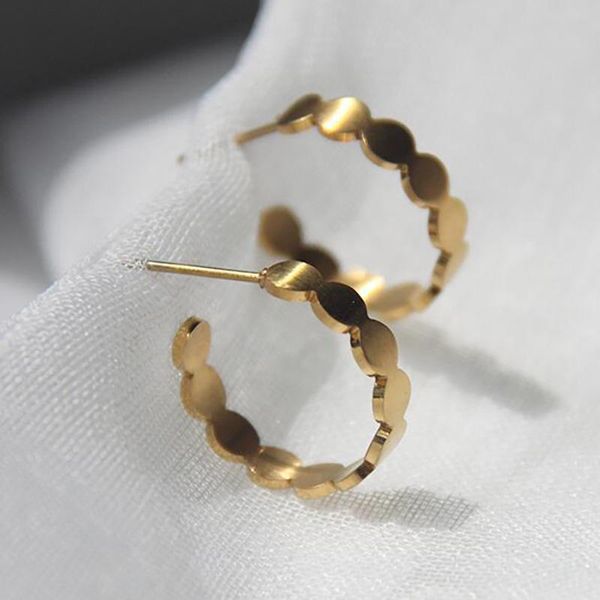 hoop & huggie 2021 eco-friendly stainless steel matte gold small disc earrings for women minimalist fashion ladies hoops, Golden;silver
hoop & huggie 2021 eco-friendly stainless steel matte gold small disc earrings for women minimalist fashion ladies hoops, Golden;silver