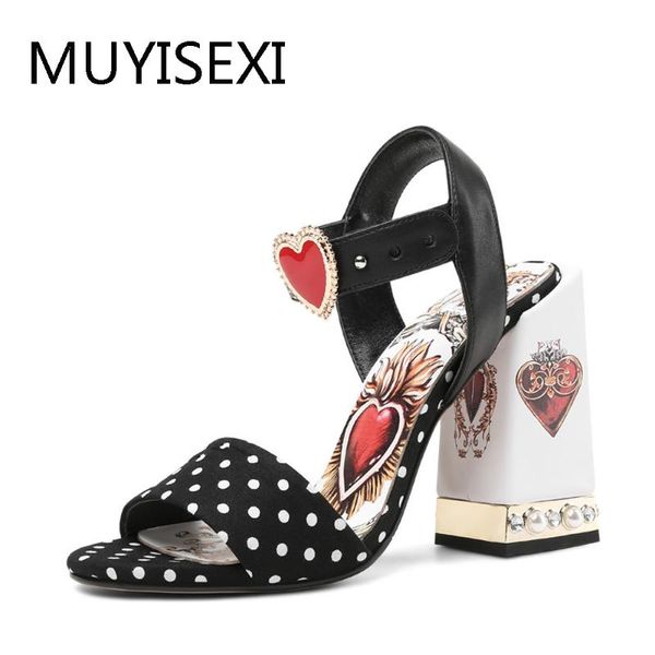 women sandals polka dot heart pearl sweet ladies shoes female summer .5 cm high heel sandalias mujer plus size ggm02 muyisexi, Black
women sandals polka dot heart pearl sweet ladies shoes female summer .5 cm high heel sandalias mujer plus size ggm02 muyisexi, Black