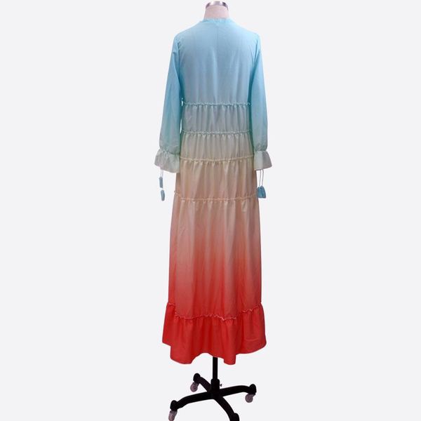 casual dresses women fashion long sleeve dress v-neck gradient loose single-row button fold summer autumn holiday beach vestidos, Black;gray
casual dresses women fashion long sleeve dress v-neck gradient loose single-row button fold summer autumn holiday beach vestidos, Black;gray