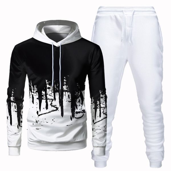 trendy new hooded suit, digital printing fashion sweater, long sleeve and velvet pants, men's sports sweater, Black
trendy new hooded suit, digital printing fashion sweater, long sleeve and velvet pants, men's sports sweater, Black