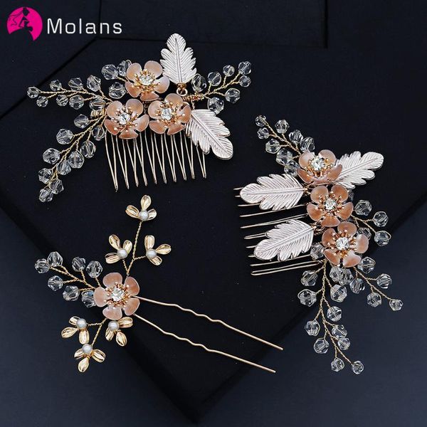 headpieces molans 3/set luxury hairpin for women hair combs headdress prom bridal wedding crown elegant flower rhinestone accessories, Silver
headpieces molans 3/set luxury hairpin for women hair combs headdress prom bridal wedding crown elegant flower rhinestone accessories, Silver