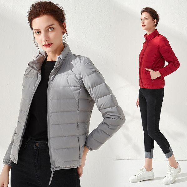 down coat seamless jacket women's light portable short hooded women, Black
down coat seamless jacket women's light portable short hooded women, Black