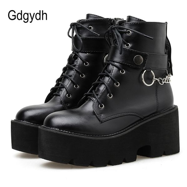 gdgydh chain women leather autumn boots block heel gothic black punk style platform shoes female footwear 211104
gdgydh chain women leather autumn boots block heel gothic black punk style platform shoes female footwear 211104