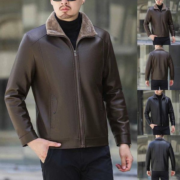 men's jackets coats men casual winter warm blouse thickening outwear soft male, Black;brown
men's jackets coats men casual winter warm blouse thickening outwear soft male, Black;brown