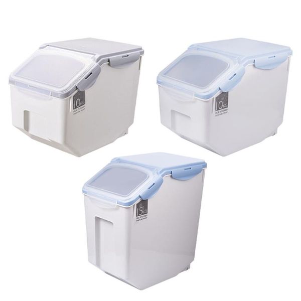 storage bottles & jars plastic rice bucket food grain seal locking lid organizer utensils
storage bottles & jars plastic rice bucket food grain seal locking lid organizer utensils
