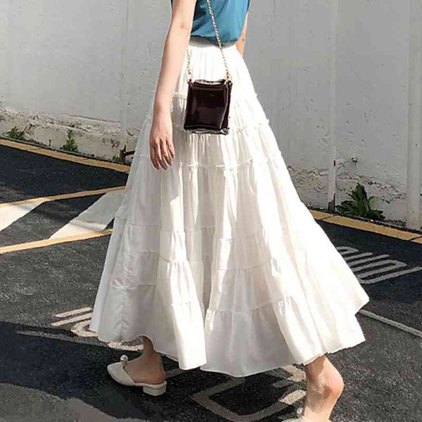 skirts summer women fashion cute frilly stitching high waist a-line ruffle long midi chiffon skirt white black mj01
skirts summer women fashion cute frilly stitching high waist a-line ruffle long midi chiffon skirt white black mj01