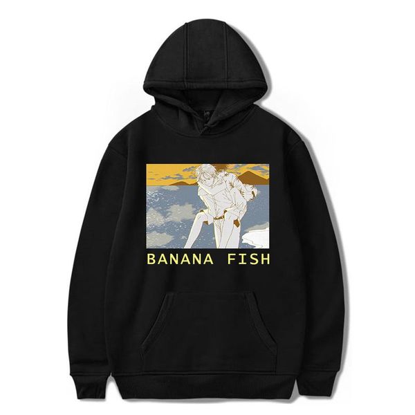 men's hoodies & sweatshirts banana fish fashion anime hoodie cool clothes ash lynx harajukusweatshirt pullover streetwear, Black
men's hoodies & sweatshirts banana fish fashion anime hoodie cool clothes ash lynx harajukusweatshirt pullover streetwear, Black