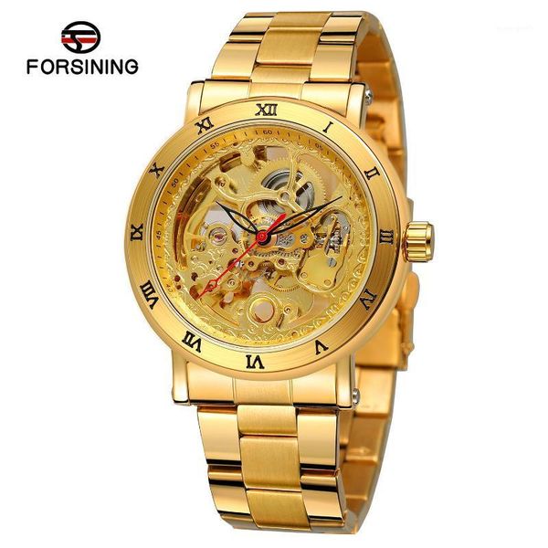 forsining men's steampunk skeleton mechanical automatic stainless steel bracelet classic analog dial stylish watch fsg8158m4 wristwatch, Slivery;brown
forsining men's steampunk skeleton mechanical automatic stainless steel bracelet classic analog dial stylish watch fsg8158m4 wristwatch, Slivery;brown