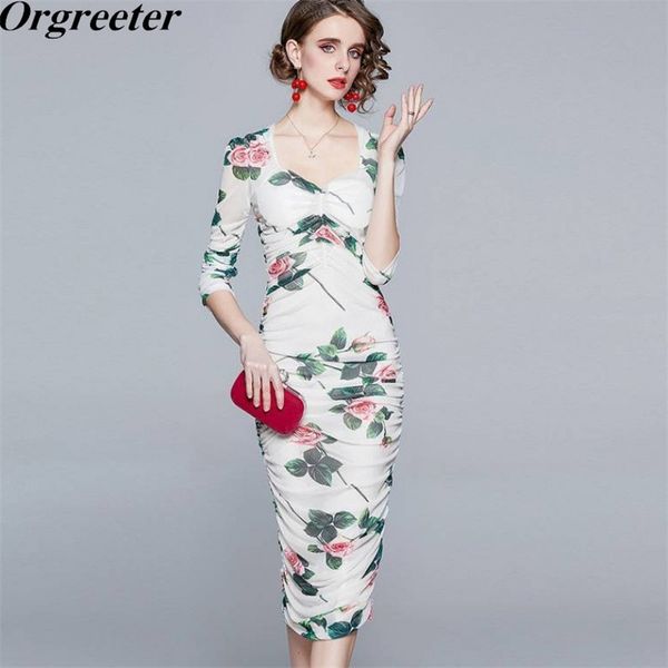 spring fashion green leaf rose printted mesh sheath dress summer women's square collar 3/4 sleeve slim bodycon 210602, Black;gray
spring fashion green leaf rose printted mesh sheath dress summer women's square collar 3/4 sleeve slim bodycon 210602, Black;gray
